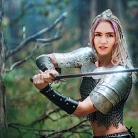  Grimes with a sword 