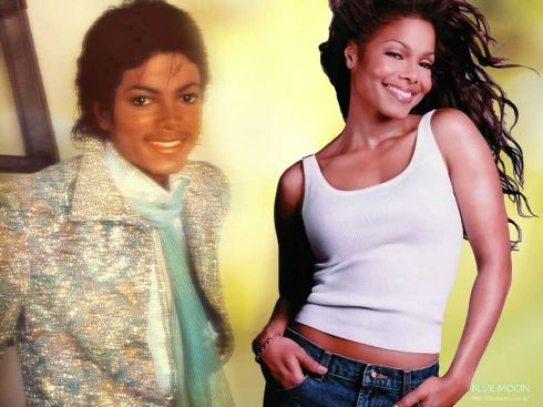 Michael Jackson a jeho sestra Janet Jackson