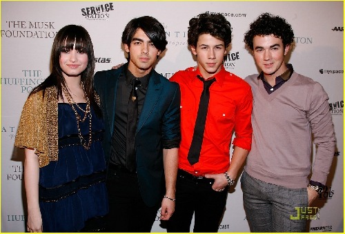 demi a jeji kapela Jonas Brothers